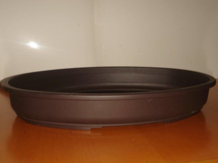 EO - Plastic Bonsai Pot - Oval 30 x 21 x 4.5cm