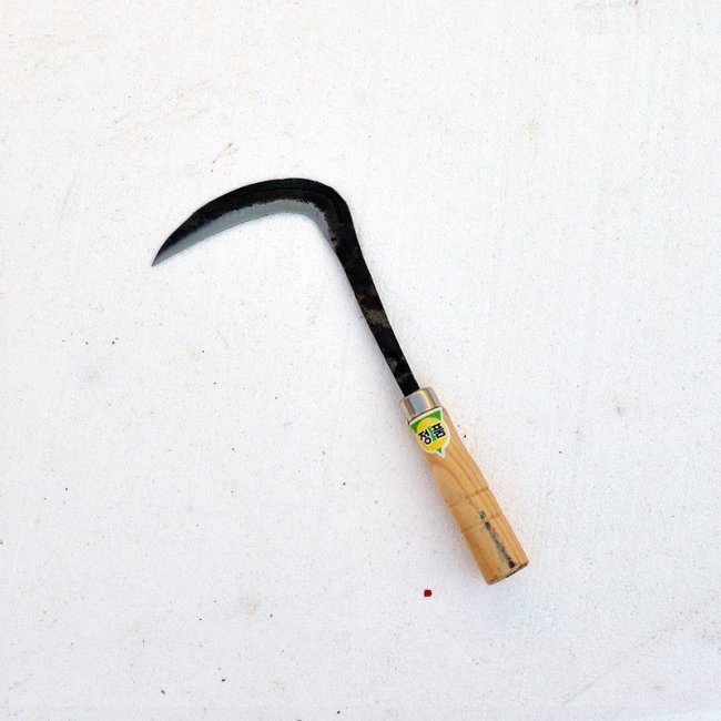 Bonsai Repotting Sickle / Knife - Steel - Large - Click Image to Close